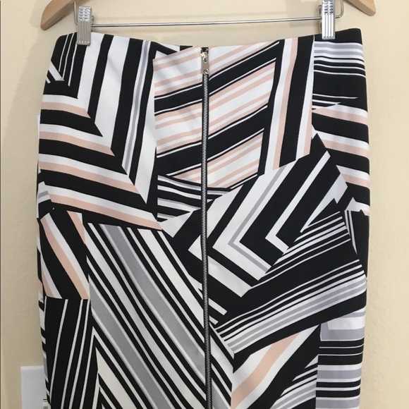 NWT Jules & Leopold Geometric Print Pencil Skirt - Picture 5 of 8